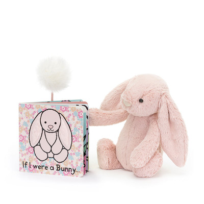 If I Were a Bunny Book and Bashful Blush Bunny Medium